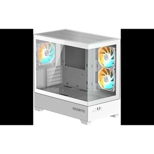GIGABYTE GB-C201PI PANORAMIK GAMING MID-TOWER PC KASASI BEYAZ 360MM SIVI SOĞUTUCU DESTEĞİ