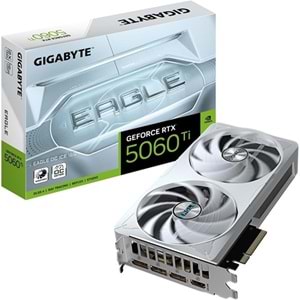 GIGABYTE 16GB RTX5060TI EAGLE OC ICE GV-N506TEAGLEOC ICE-16GD GDDR7 HDMI-DP PCIE 5.0 BEYAZ