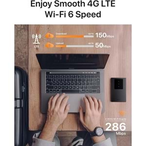 TENDA MF3 4G LTE WIFI6 BATARYALI TAŞINABİLİR MOBİL ROUTER