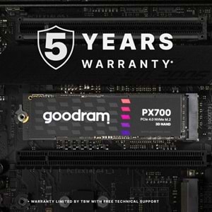 GOODRAM 2TB SSDPR-PX700-02T-80 7400-6500MB/s M2 NVME GEN4 DİSK