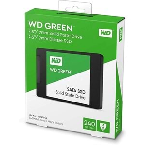 WD 240GB GREEN WDS240G3G0A 545-460MB/s SATA-3 SSD DİSK