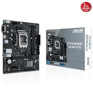 ASUS PRIME H610M-R DDR4 HDMI-DVI PCIE 4.0 1700p mATX