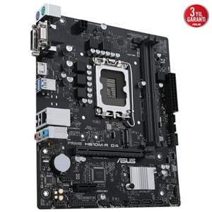 ASUS PRIME H610M-R DDR4 HDMI-DVI PCIE 4.0 1700p mATX