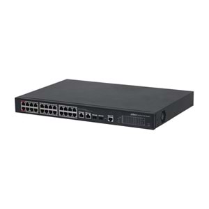 DAHUA 24-PORT 360W FULL POE PFS4226-24ET-360-V3 10/1000 2X-SFP YÖNETİLEBİLİR POE SWITCH