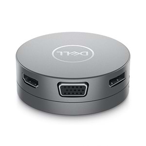 DELL DA310, 470-AEUP, 7si 1 Arada, Type-C TO VGA, HDMI, DP, 2xUSB 3.2, USB-C (Type-C), Gigabit Lan (RJ45) Çevirici Adaptör