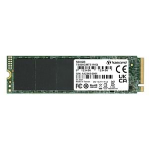 TRANSCEND 500GB TS500GMTE110Q 1900-900MB/s M2 NVME GEN3 DİSK