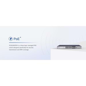 FOREDGE 24port POE PS3024XGPSH 16-GBE/8-2.5GBE 4-10GBE SFP 360W LAYER3 YÖNETİLEBİLİR SWITCH