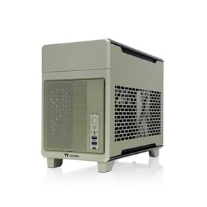 THERMALTAKE TR100 MATCHA GREEN DIJITAL EKRAN MINI-ITX PC KASASI YEŞİL