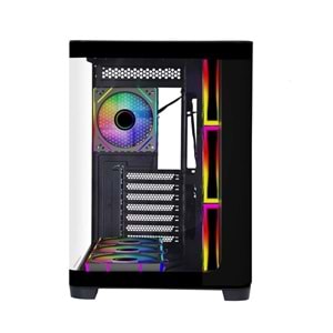 GAMEBOOSTER 850W 80+ BRONZE GB-G2852B-850W 7-FANLI GAMING MID-TOWER PC KASASI