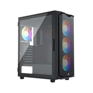 GAMEBOOSTER 750W 80+ BRONZE PB-P521B Gaming Mid-Tower PC Kasası
