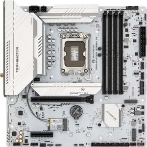 MAXSUN TERMINATÖR B760M D4 ICE DDR4 HDMI-DP PCIE 4.0 1700P MATX BEYAZ