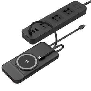 POWERBOOST MAG 120B 10000mAh 15W Magsafe 22.5W Siyah Kablosuz Taşınabilir Şarj Cihazı Powerbank