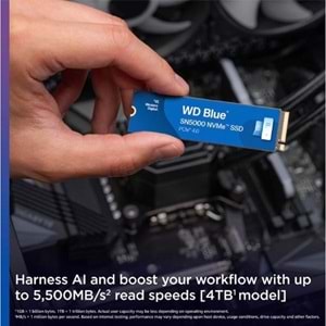WD 4TB BLUE WDS500G4B0E 5500-5000MB/s M2 NVME GEN4 DİSK