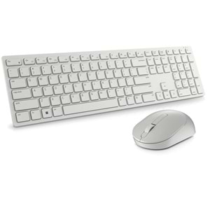 DELL Q TR 580-AKGH Kablosuz Klavye - Mouse Set KM5221W Beyaz