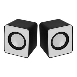 FRISBY FS-334U 1+1 USB Siyah/Beyaz Hoparlör