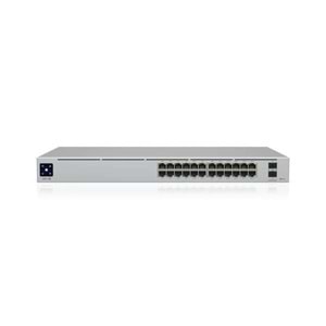 UBIQUITI 24port USW-PRO-24-POE GIGABIT 2-10GBE SFP 400W YÖNETİLEBİLİR POE SWITCH 