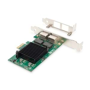 DIGITUS 2port DN-10132 Gigabit PCIe Ethernet Kartı 