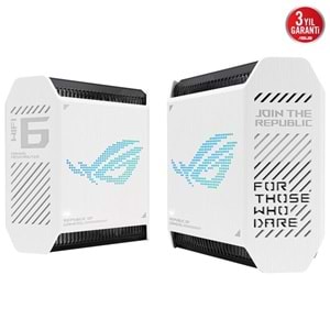 ASUS ROG RAPTURE GT6(W-2-PK) AX10000 ROUTER BEYAZ