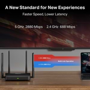 MERCUSYS MR25BE BE3600 WIFI7 DUAL BAND EV OFİS TİP ROUTER