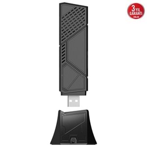 ASUS ROG USB-BE92 BE6500 WIFI7 GAMING USB KABLOSUZ ADAPTÖR
