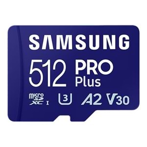 SAMSUNG 512GB PRO PLUS MB-MD512SA/APC MICRO-SD HAFIZA KARTI 