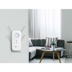 TP-LINK RE600 AC2600 Dual Band Menzil Genişletici Priz Tİp