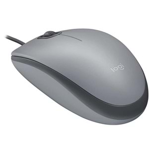LOGITECH M110 Sessiz Tam Boyutlu Kablolu Usb-A Bağlantılı Optik Mouse - Gri 910-006760