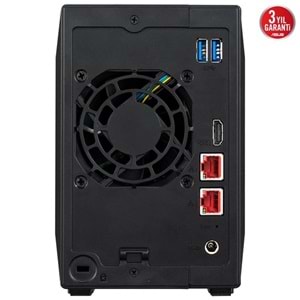 ASUSTOR AS5402T-4GB CELERON N5105-4GB RAM-2-diskli Nas Sunucu (Disksiz)