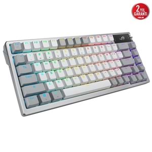 ASUS ROG Azoth ROG NX Snow Switch RGB Kablosuz Türkçe Mekanik Beyaz Gaming Klavye
