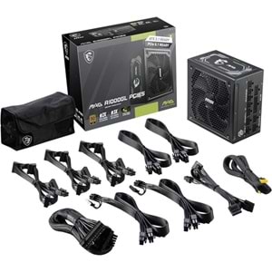 MSI 1000W 80+ GOLD MAG A1000GL PCIE 5.1 TAM MODÜLER POWER SUPPLY