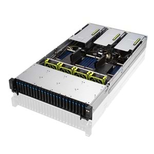 ASUS RS720A-E11-RS24U/10G (1 1 2600W) GPU DESTEKLİ BAREBONE SERVER (İŞLEMCİ YOK, RAM YOK,DİSK YOK)FDOS