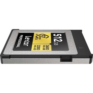 LEXAR 512GB PROFESSIONAL GOLD LCXEXP4512G- RNENG CFEXPRESS 4.0 TYPE-B KART