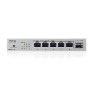 ZYXEL 5port XMG-105 2.5 GIGABIT 1-SFP 10GBE YÖNETİLEMEZ SWITCH
