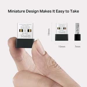 MERCUSYS MA14N AX300 WIFI6 Nano Kablosuz USB Adaptör