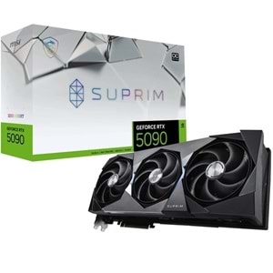 MSI RTX 5090 32GB SUPRIM OC GDDR7 512BİT 3XDP-1XHDMI PCIE V5.0