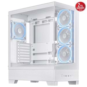 ASUS A31 PLUS TG ARGB GAMING MID-TOWER PC KASASI BEYAZ