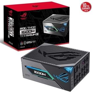 ASUS 1600W 80+ TITANIUM ROG THOR TITANIUM III PCIE 5.0 TAM MODÜLER POWER SUPPLY
