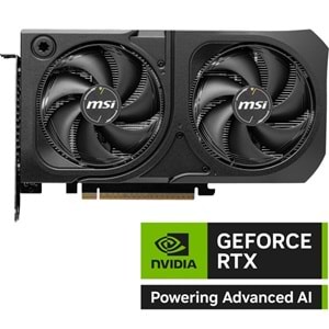 MSI RTX5060TI 16GB SHADOW 2X OC PLUS 128BİT GDDR7 HDMI DP PCIe 5.0