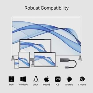 TP-LINK UA520C USB Type-C to HDMI Adaptör 4K 60HZ