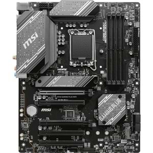 MSI B760 GAMING PLUS WIFI-6E DDR4 HDMI DP PCIE 4.0 1700p ATX