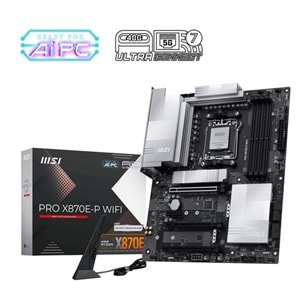 MSI PRO X870E-P WIFI-7 DDR5 8200MHZ(OC) HDMI DP PCIe 16X v5.0 AM5 ATX