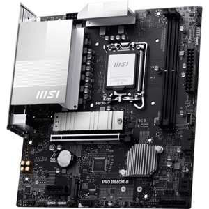 MSI PRO B860M-B DDR5 HDMI-DP TYPEC PCIE 5.0 1851P MATX