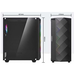 EXPER XCELLERATOR XC406 V2 CORE i5 13400F-32GB RAM-1TB NVME-8GB RTX4060-W11H GAMING PC 