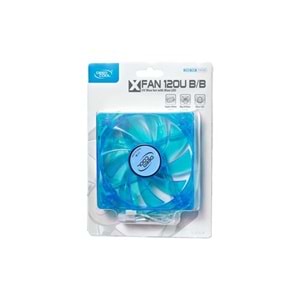 DEEPCOOL XFAN120U-B/B Kırmızı Ledlı Kasa Fanı 120Mm