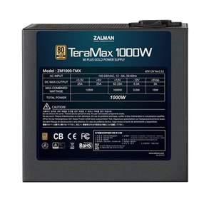 ZALMAN 1000W 80+ GOLD ZM1000-TMXSE PCIE 5.1 TAM MODÜLER POWER SUPPLY