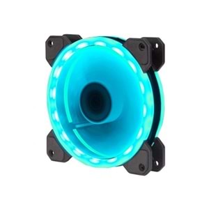 Xigmatek CH120 EN40179 120*120*25mm Gökkuşağı RGB 1200rpm Kasa Fanı