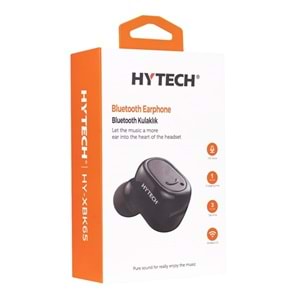Hytech HY-XBK65 Siyah Tek Kulaklıklı Bluetooth Kulaklık