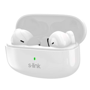 S-LINK EARDOPES SL-TWS08 Beyaz 4 Mikrofonlu Enc Dual Mıc. TWS 50/500mah BT Mikrofonlu Kulaklık