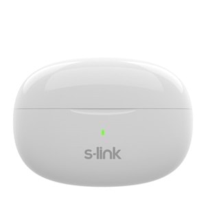 S-LINK EARDOPES SL-TWS08 Beyaz 4 Mikrofonlu Enc Dual Mıc. TWS 50/500mah BT Mikrofonlu Kulaklık