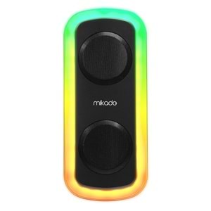 MIKADO MD-C18 Siyah 8W RGB Işıklı Taşınabilir Hoparlör